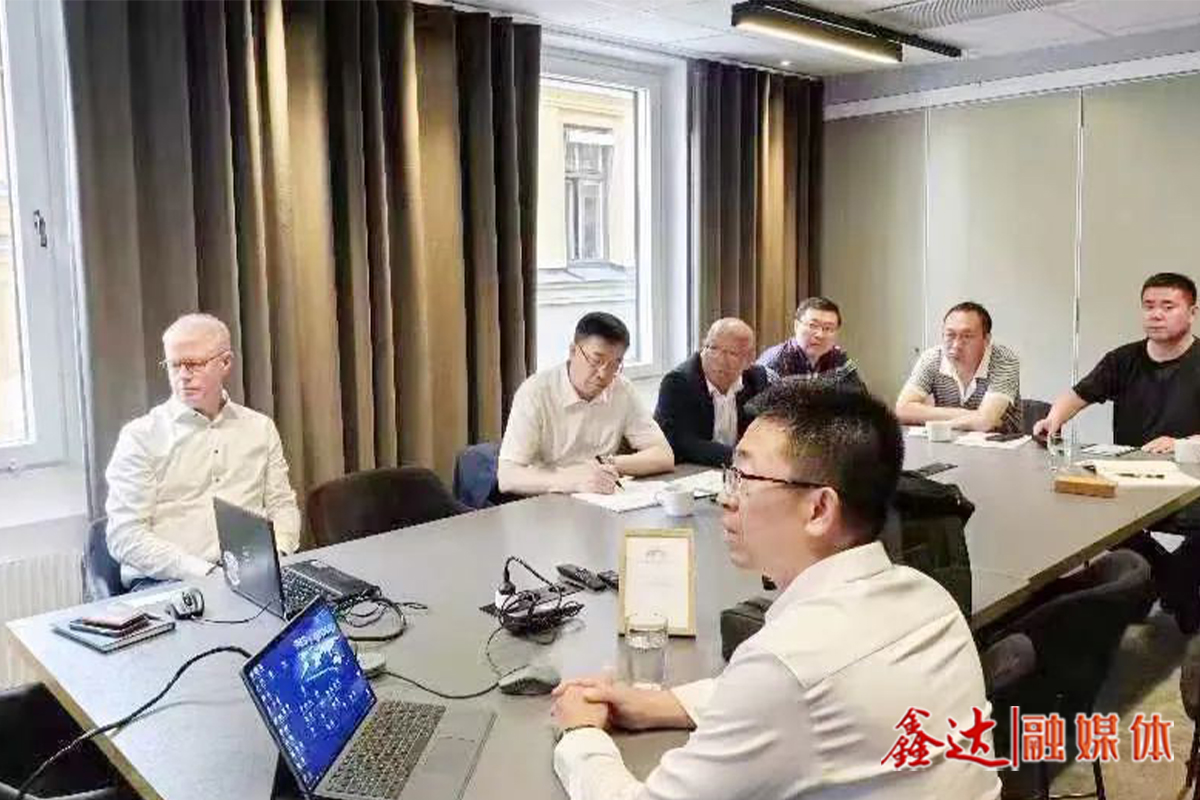 Yang Wei, chairman of Bensteel Group, led a team to carry out technical exchanges with SMS in the H₂GS project