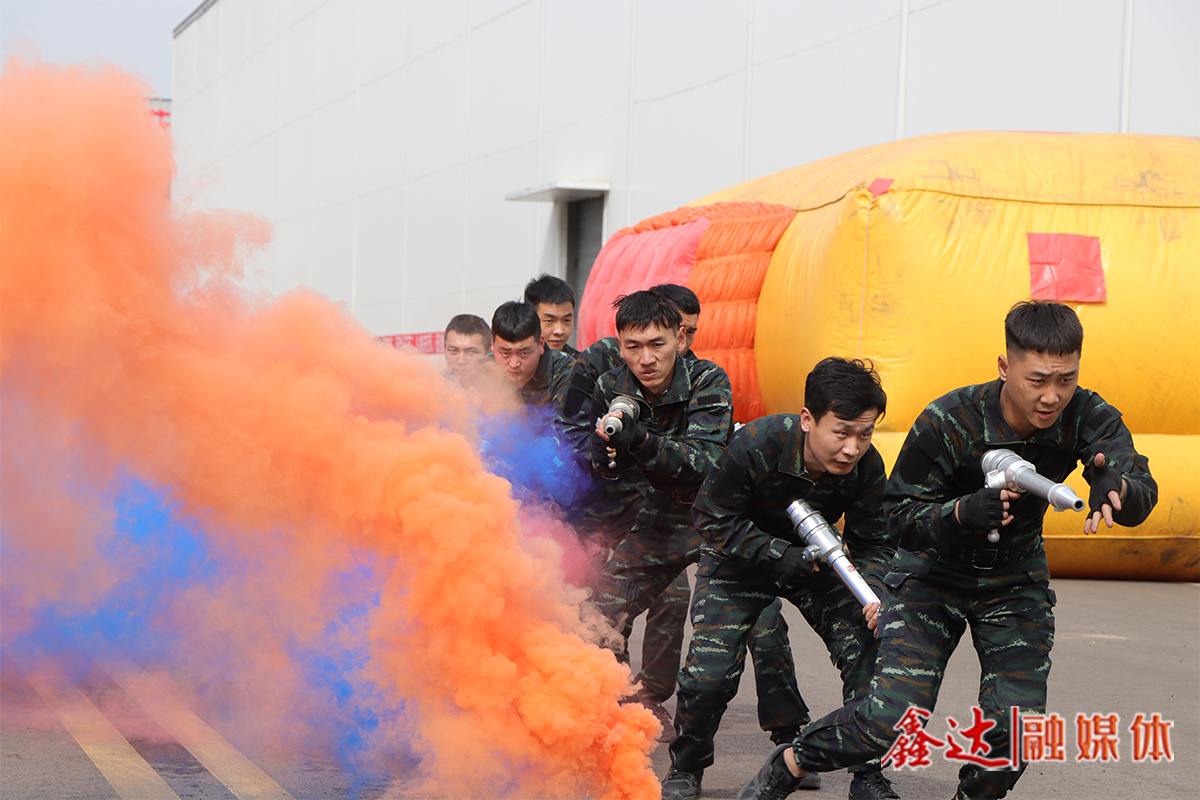 Riot prevention and sudden battle! Hebei Xinda Group launches an emergency rescue skills and security competition!